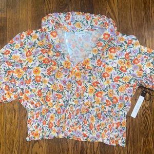 Womens floral top